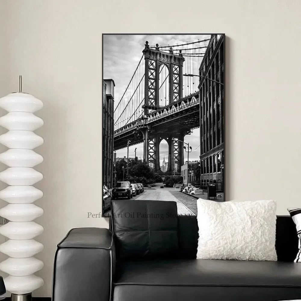 ROMA WANDDEKORATION ARCHITEKTUR SCHWARZ WEISS POSTER