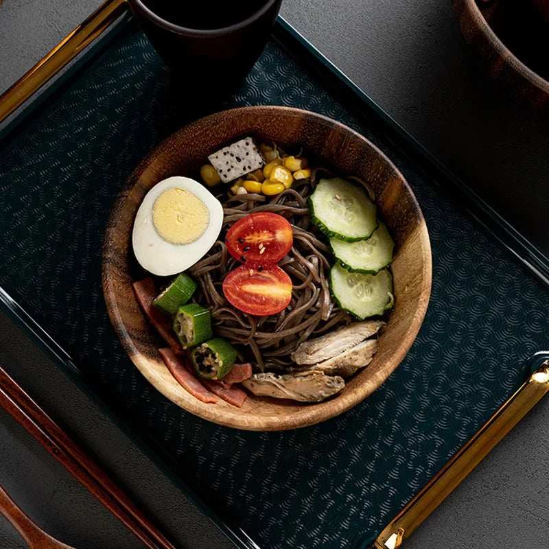 HOLZSCHÜSSEL SET – RUNDE SCHALEN FÜR SALAT, SNACKS & DEKO
