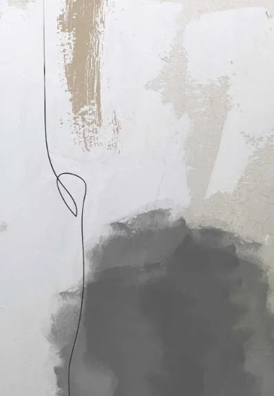 MIRELLA ABSTRAKTES WANDKUNSTWERK – SCHWARZ-WEISS LEINWAND BILDERSET