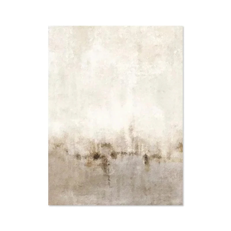 ELENIA WANDDEKORATION – NATUR LEINWAND IN BEIGE & HELLEN TÖNEN