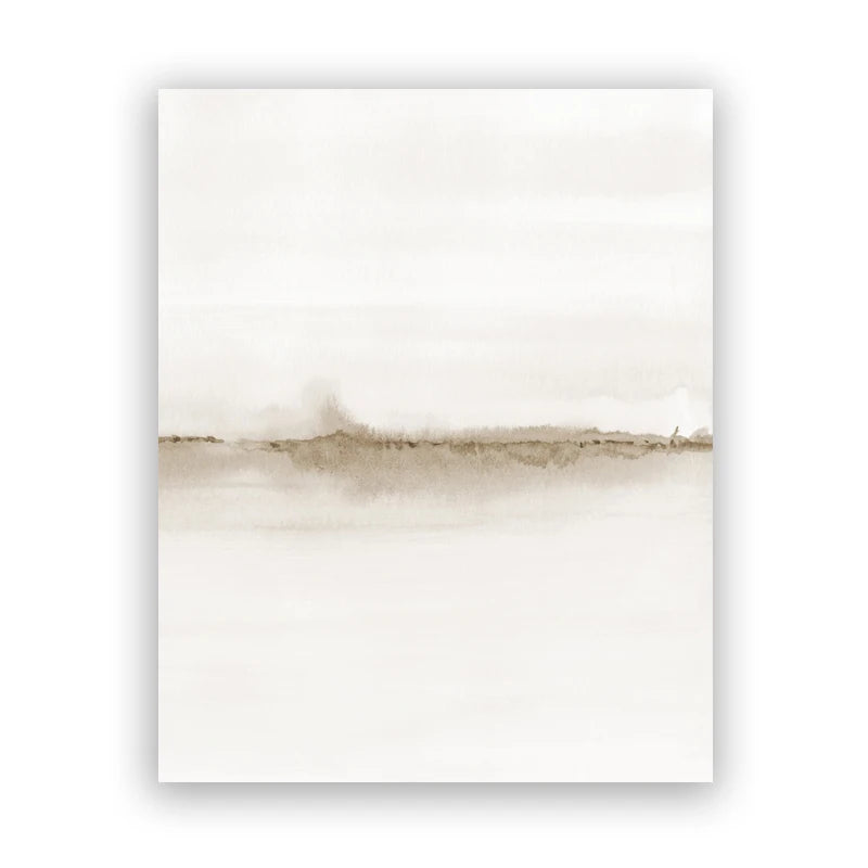 ELENIA WANDDEKORATION – NATUR LEINWAND IN BEIGE & HELLEN TÖNEN