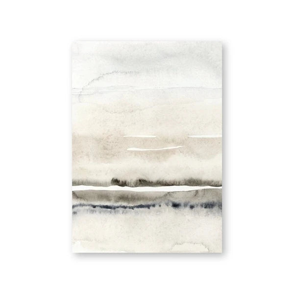 ELENIA WANDDEKORATION – NATUR LEINWAND IN BEIGE & HELLEN TÖNEN