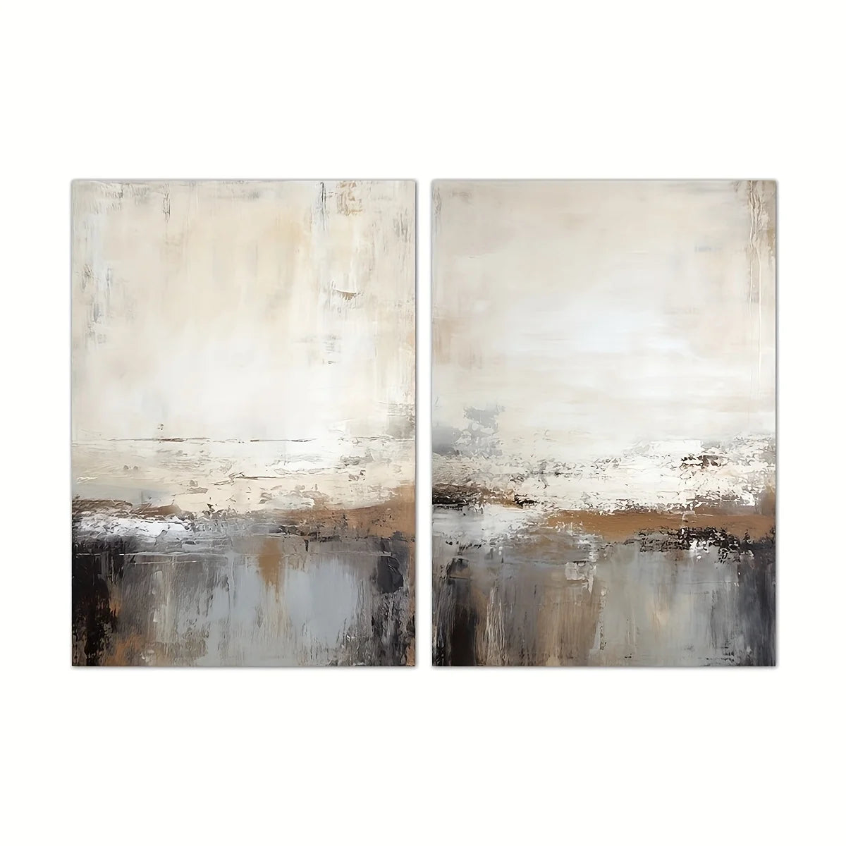 ELORIA LANDSCAPE GEMÄLDE SET – MODERNE NEUTRALE WANDDEKO