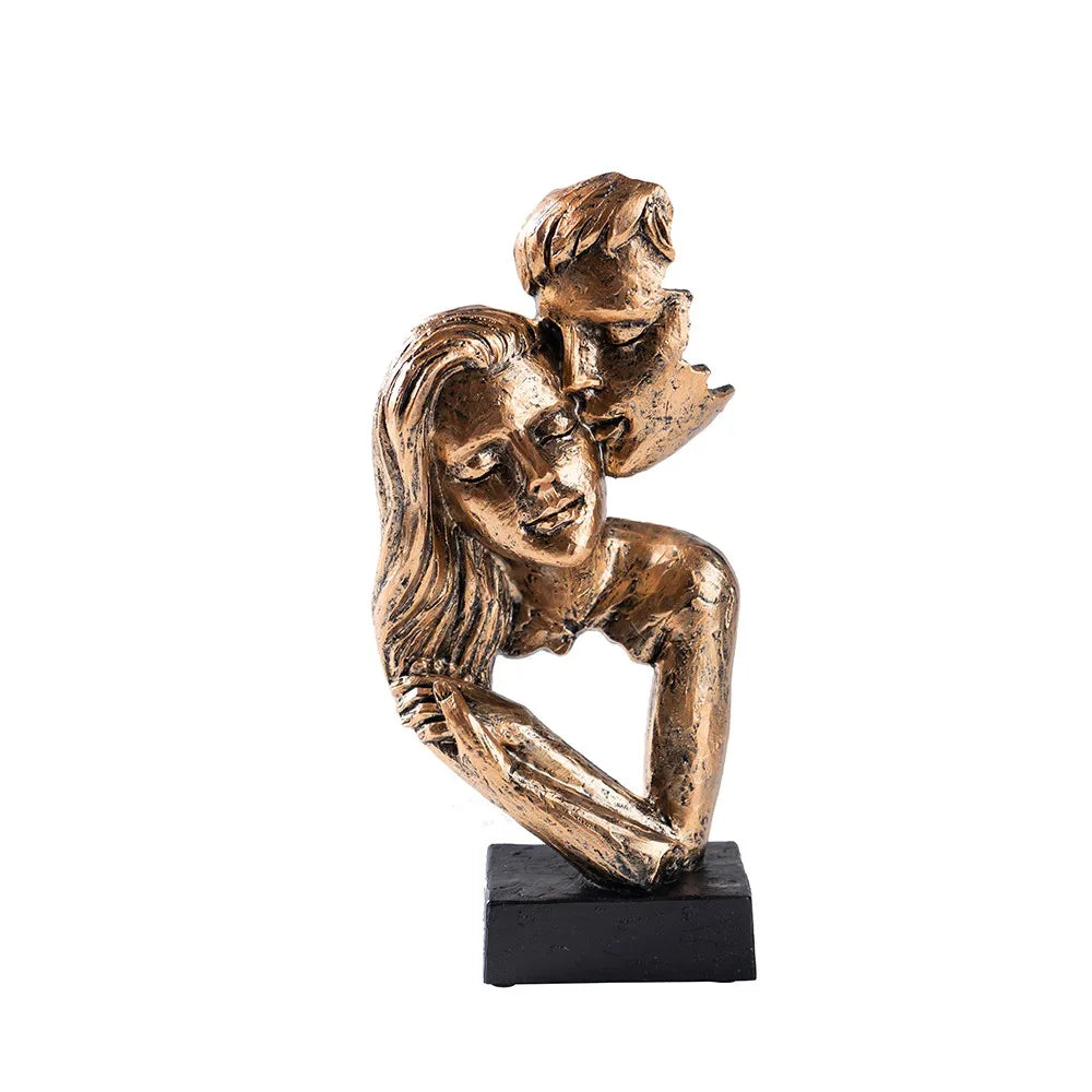 ABSTRAKTE SKULPTUR – MODERNE DEKOFIGUR IN BRONZE ODER SCHWARZ