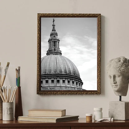 ROMA WANDDEKORATION ARCHITEKTUR SCHWARZ WEISS POSTER
