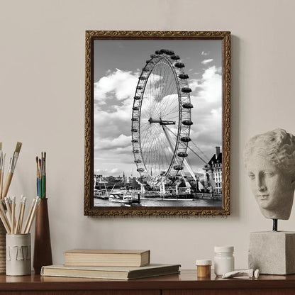 ROMA WANDDEKORATION ARCHITEKTUR SCHWARZ WEISS POSTER