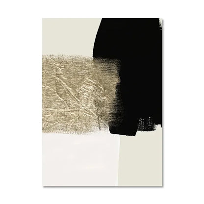 LYON WANDDEKORATION – MODERNES LEINWAND SET SCHWARZ & BEIGE