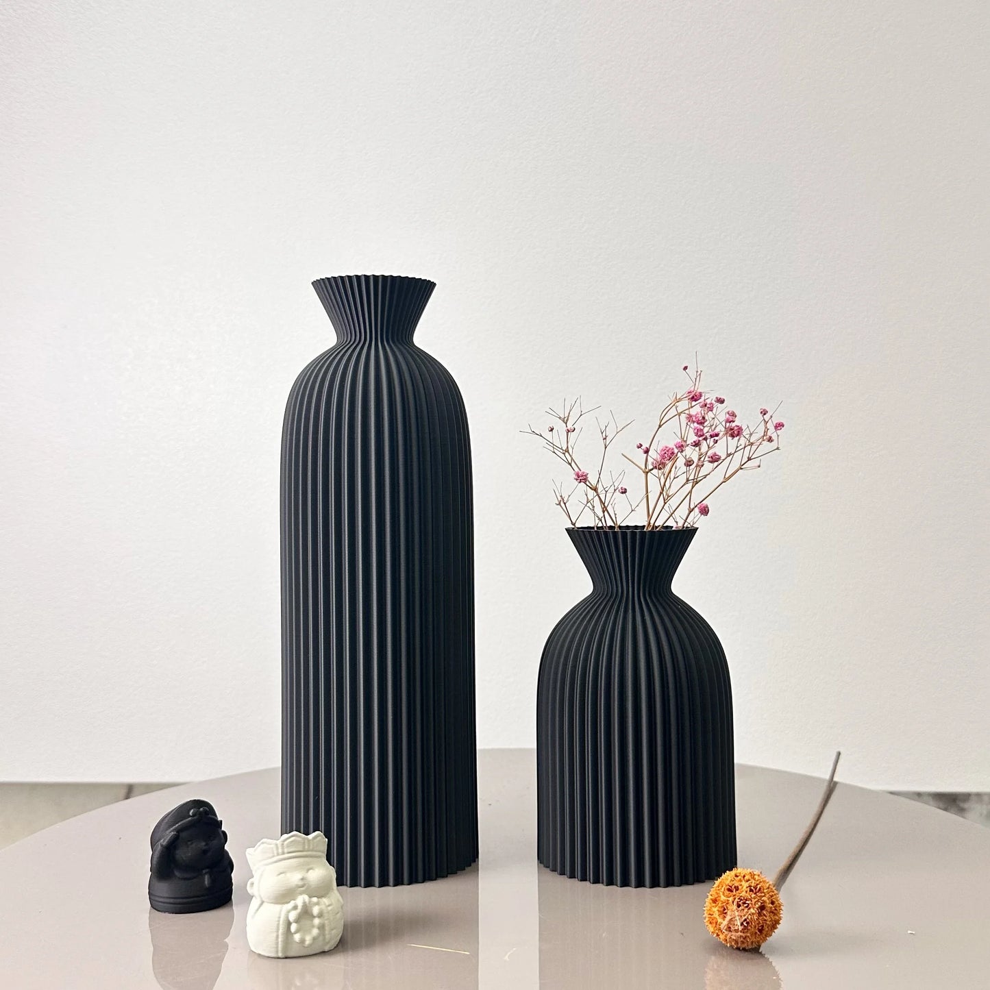 MODERNE VASEN SET – DEKOVASEN IN OFF-WHITE, GRÜN, SCHWARZ & MEHR