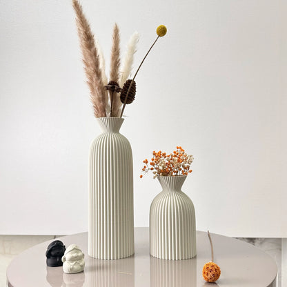 MODERNE VASEN SET – DEKOVASEN IN OFF-WHITE, GRÜN, SCHWARZ & MEHR