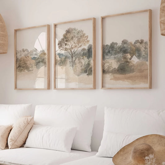 AVIGNON WANDDEKORATION – NATUR LEINWAND IM PREMIUM DESIGN