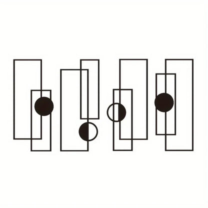 VALENTINA WANDSKULPTUR METALL SCHWARZ MODERN DESIGN