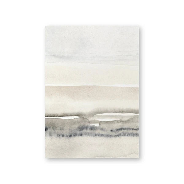 ELENIA WANDDEKORATION – NATUR LEINWAND IN BEIGE & HELLEN TÖNEN