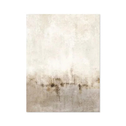 ELENIA WANDDEKORATION – NATUR LEINWAND IN BEIGE & HELLEN TÖNEN