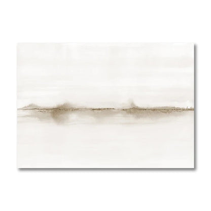 ELENIA WANDDEKORATION – NATUR LEINWAND IN BEIGE & HELLEN TÖNEN