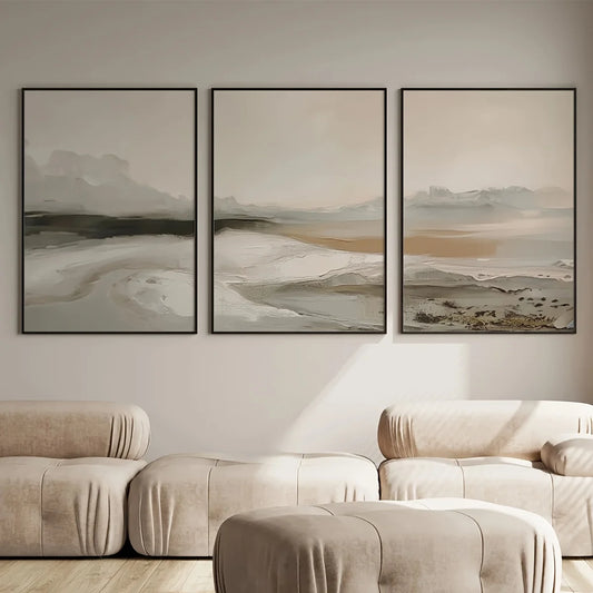 ARDEA LANDSKAP KUNST-SET – 3-TEILIGE MINIMALISTISCHE WANDDEKO
