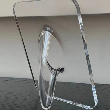 TRANSPARENTE ACRYL VASE – MODERNE KLARE VASE IN RAHMENOPTIK