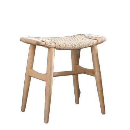 JAPANISCHER RATTAN HOCKER – EINGANGSBANK ZUM SCHUHE WECHSELN