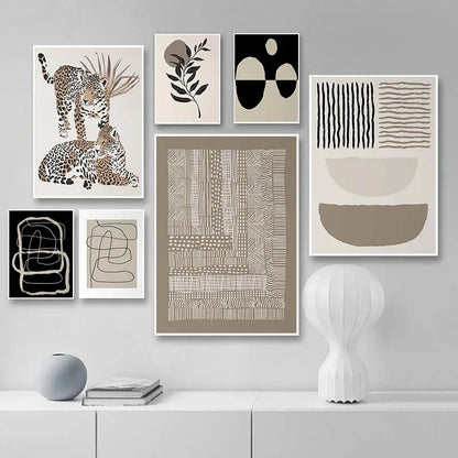 SELENE WANDDEKORATION – MODERNES LEINWAND-SET MIT ELEGANZ
