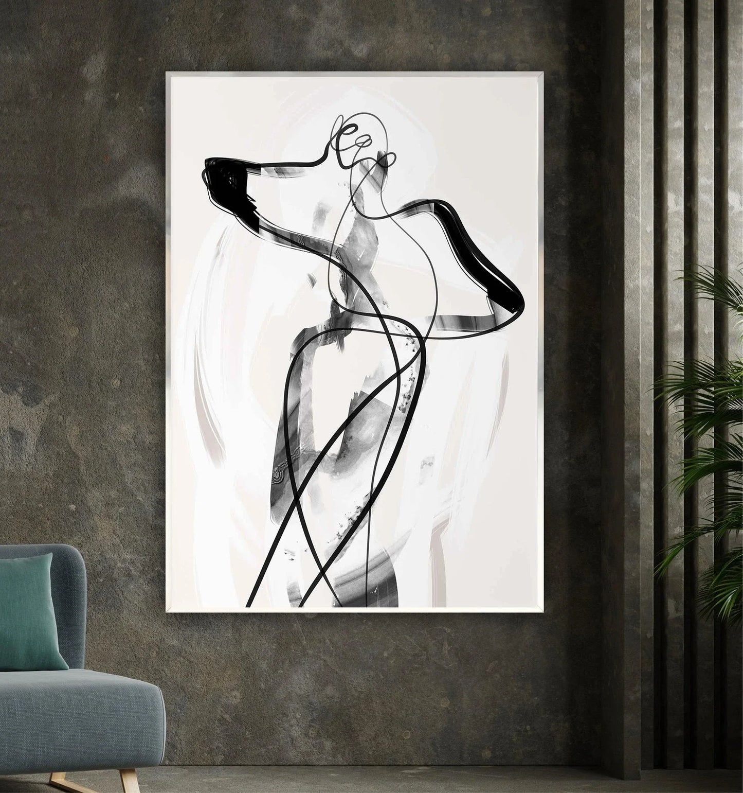 SELENE WANDDEKORATION – MODERNES LEINWAND-SET MIT ELEGANZ