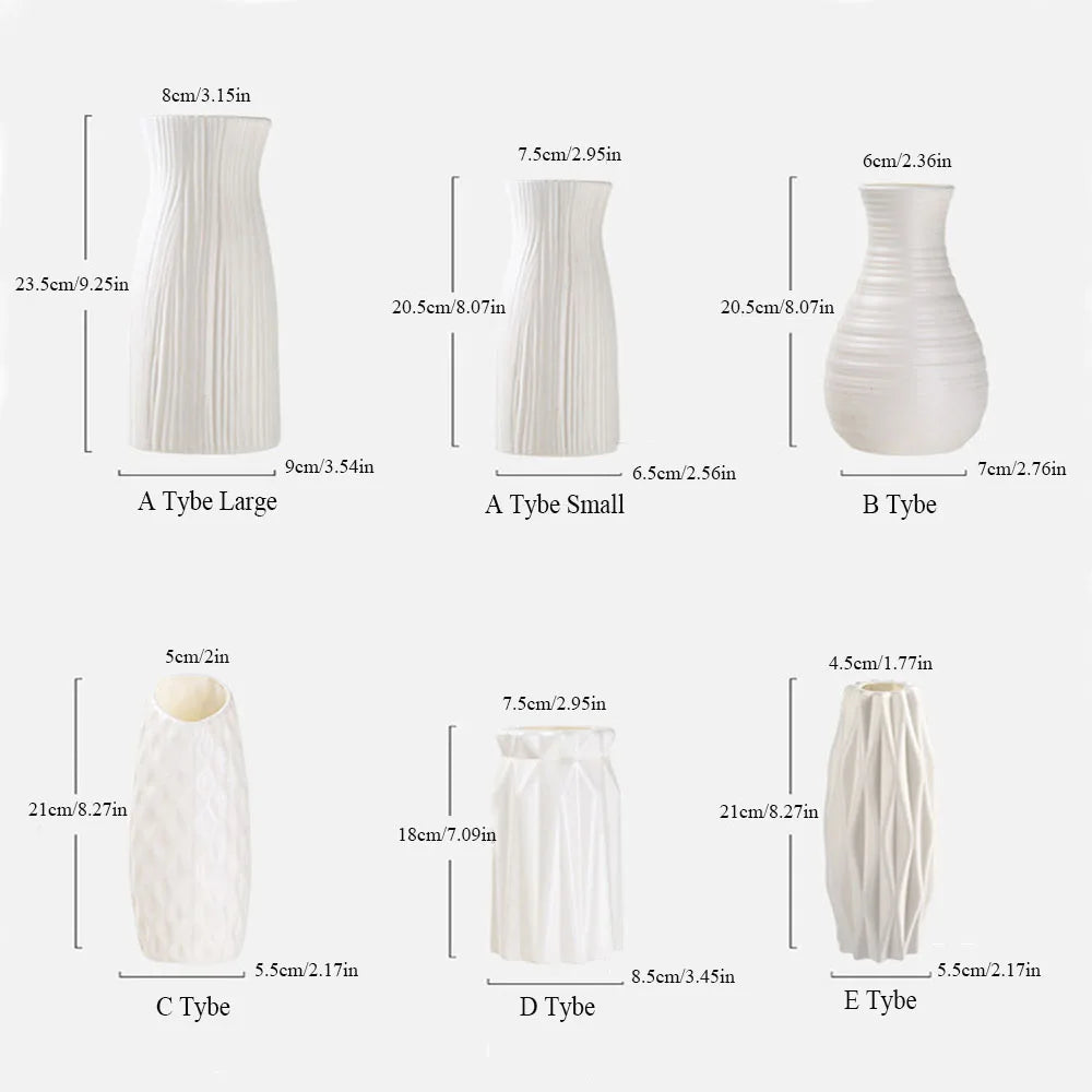 3D DESIGN VASEN – MODERNE DEKO-VASEN AUS PE FÜR BLUMENARRANGEMENTS
