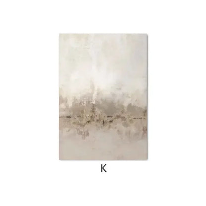 NOVA WANDDEKORATION – MINIMALISTISCHE LEINWAND IN BEIGE-TÖNEN