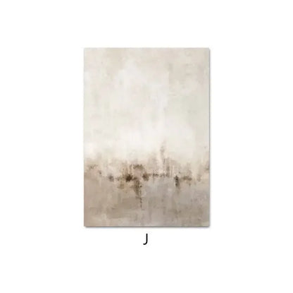 NOVA WANDDEKORATION – MINIMALISTISCHE LEINWAND IN BEIGE-TÖNEN