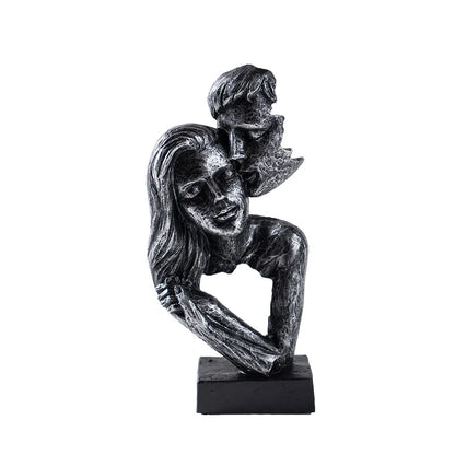 ABSTRAKTE SKULPTUR – MODERNE DEKOFIGUR IN BRONZE ODER SCHWARZ