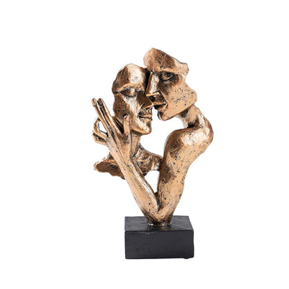 ABSTRAKTE SKULPTUR – MODERNE DEKOFIGUR IN BRONZE ODER SCHWARZ